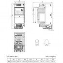 Falownik skalarny 0,75kW 230VAC Delta Electronics VFD007EL21A